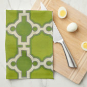 市場のモチーフIV キッチンタオル (四つ折り)