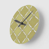 市場のモチーフIX ラウンド壁時計 (傾斜)