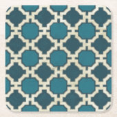 市場のモティーフVI スクエアペーパーコースター (正面)