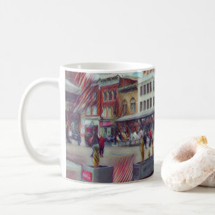 市場のロアノークの都心のマグ コーヒーマグカップ