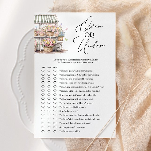 市場の上または下のブライダルシャワーゲーム (クリエイターアップロード済み)