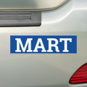 市場の印かsticker/MAGNET バンパーステッカー (車上)