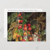 市場の失速フィレンツェ シーズンポストカード (正面/裏面)