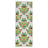 市場の新鮮なダマスク ワインギフトバッグ (正面)