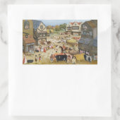 市場の日 長方形シール (バッグ)