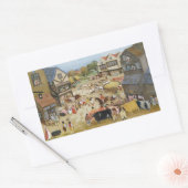 市場の日 長方形シール (封筒)