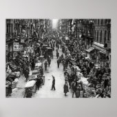 市場の日 – LOWER EAST SIDE MANHATTAN C.1902 ポスター (正面)