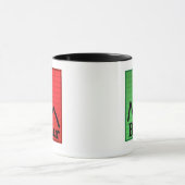 市場の気分のマグ(反対側に関係して下さい) マグカップ (中央)