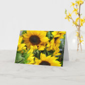 市場の用意して下さい カード (黄色い花)