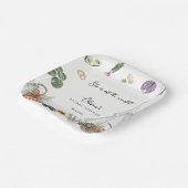 市場の農家のブライダルシャワー ペーパープレート (傾斜あり)