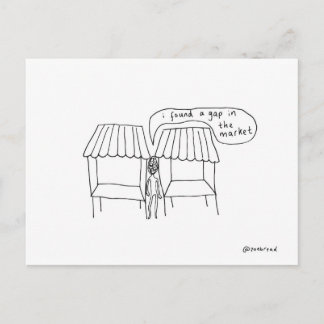 市場はがき ポストカード