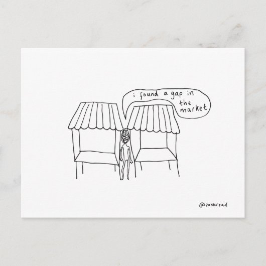 市場はがき ポストカード (正面)