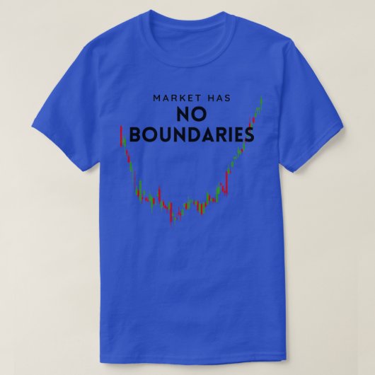 市場は国境を越えていない Tシャツ (デザイン正面)