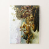 市場への競争、Chevalier ジグソーパズル (縦)