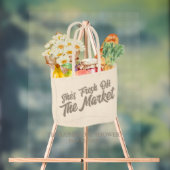 市場を離れたフレッシュブライダルシャワーウェルカムサイン アクリルサイン (ニュートラル)