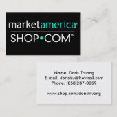 市場アメリカの名刺 名刺 (正面/裏面)