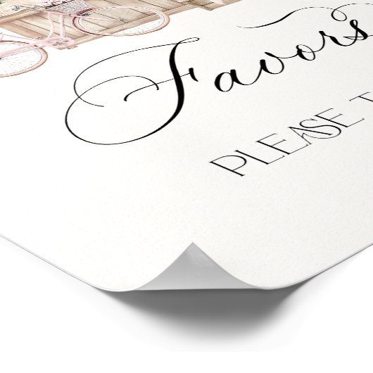 市場エレガント提供ブライダル ポスター (角)