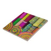 市場カラフルのバスケット タイル (側面)