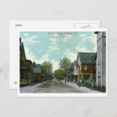 市場セント、バンガー、PAヴィンテージ ポストカード (正面/裏面)