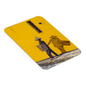 市場セールスマンHoi An Vietnamイラストレーション マグネット (右側)