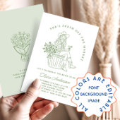 市場ファンキーのブライダルシャワー 招待状