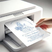 市場ファンキーのブライダルシャワー 招待状