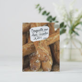 市場フランスのでのパン ポストカード (スタンド正面)