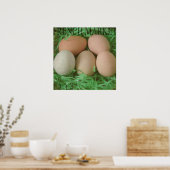 市場フランスの卵 ポスター (キッチン)
