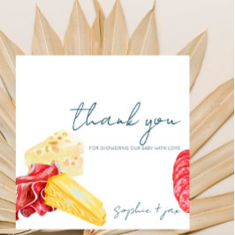 市場フランスの – チャルキュテリー – シャワーサンキューカード サンキューカード