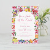 市場モダンブライダルシャワー 招待状 (スタンド正面)