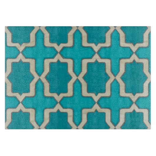 市場モチーフV カッティングボード (正面)