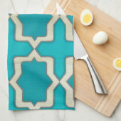 市場モチーフV キッチンタオル (四つ折り)