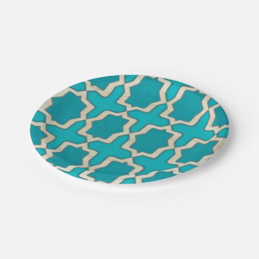 市場モチーフV ペーパープレート (アングル)