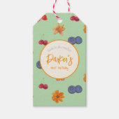 市場初の誕生日テーマ-フローラ ギフトタグ (正面)