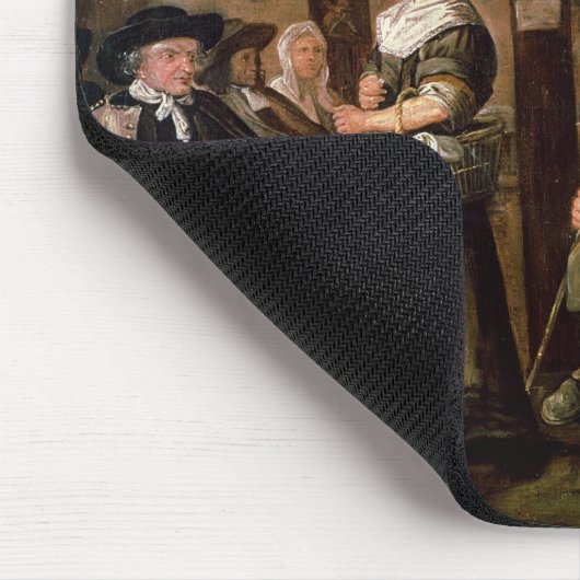 市場場面 マウスパッド (コーナー)