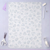 市場外のブライダルシャワー青 薄葉紙 (クラフト)