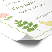 市場外の新しい農家市場の歓迎サイン ポスター (角)