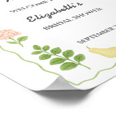 市場外の新しい農家市場の歓迎サイン ポスター (角)