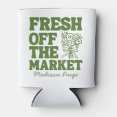 市場外の新鮮なブライダルシャワー緑 缶クーラー (正面)