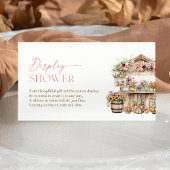 市場外の新鮮な農家市場の表示シャワー エンクロージャーカード