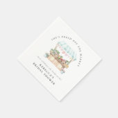 市場外の農家市場ブライダルシャワー スタンダードカクテルナプキン (角)