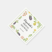 市場外の農家市場ブライダルシャワー スタンダードカクテルナプキン (角)