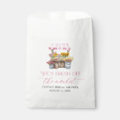 市場外の農家市場ブライダルシャワー フェイバーバッグ (正面)