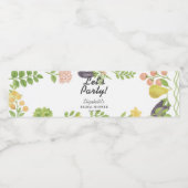 市場外の農家市場ブライダルシャワー ペットボトルラベル (シングルラベル)