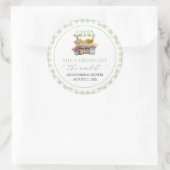 市場外の農家市場ブライダルシャワー ラウンドシール (バッグ)