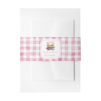 市場外の農家市場ブライダルシャワー 招待状ベリーバンド