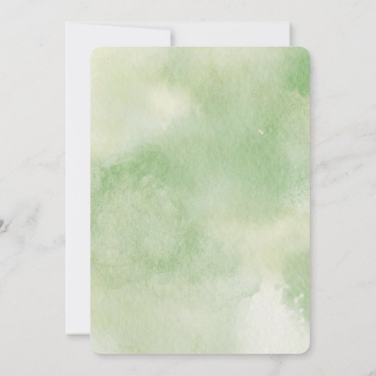 市場外の農家市場ブライダルシャワー 招待状 (裏面)