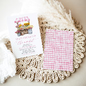 市場外の農家市場ブライダルシャワー 招待状