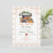 市場外の農家市場ブライダルシャワー 招待状 (スタンド正面)