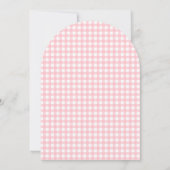 市場外の農家市場ブライダルシャワー 招待状 (裏面)